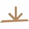 Ekena Millwork Saratoga Smooth Timber Gable Bracket, Western Red Cedar, 72"W x 27"H x 1 1/2"D x 3 1/2"F, 9/12 Pitch GBW072X27X0204SAR00SWR - alternate 5